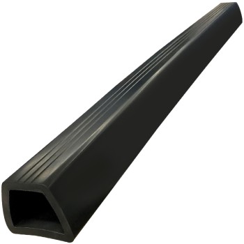 Black Bump Stop Rubber Flat - 1 meter Length